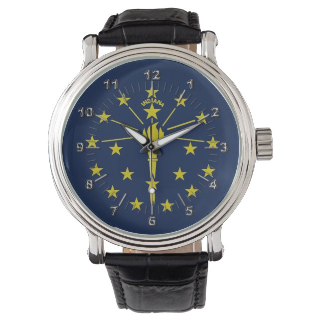 Indiana flag watch (Front)