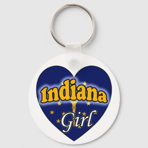 Indiana Girl Key Ring