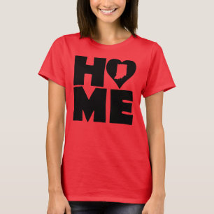 Indiana Home Heart State Tees T-Shirt