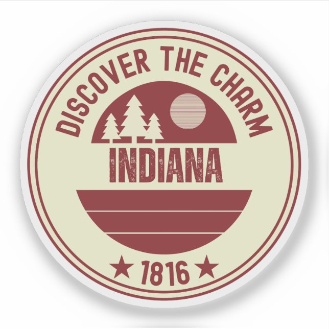 Indiana Hoosiers State - IN Gift Idea (Front)
