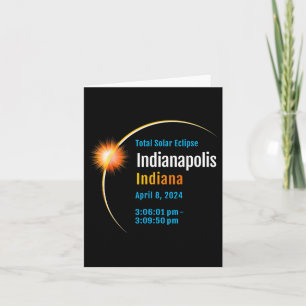 Indiana In Total Solar Eclipse 2024 1 Card