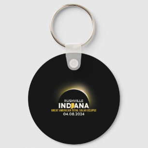 Indiana In Total Solar Eclipse 2024 Key Ring