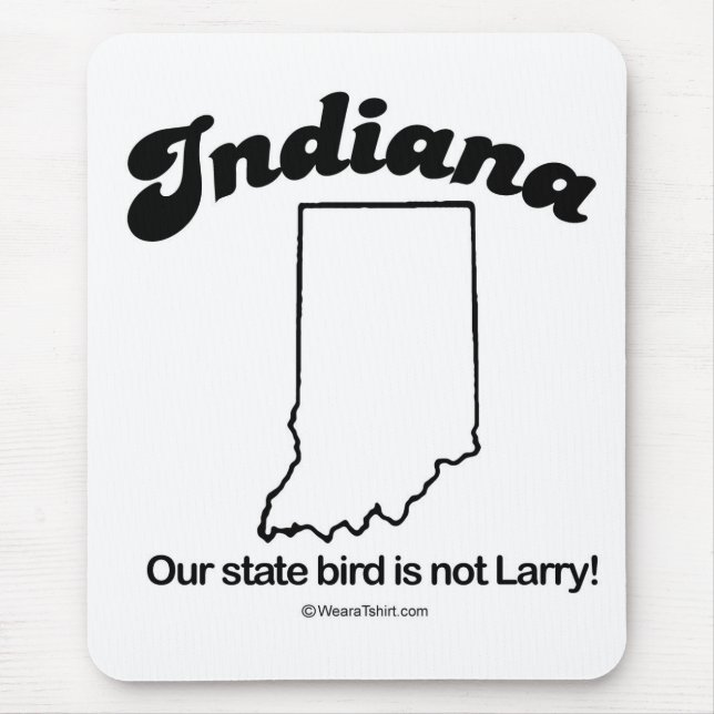 INDIANA - "INDIANA STATE MOTTO" T-shirts and Gear Mouse Mat (Front)