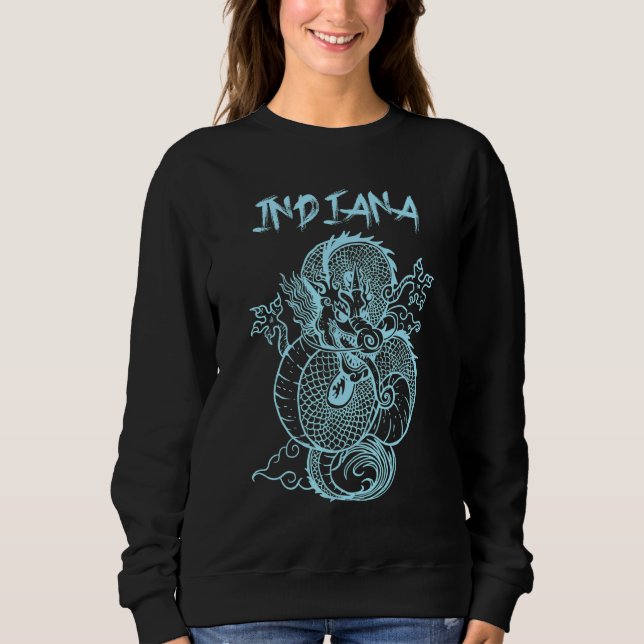 Indiana Japanese Dragon Sweatshirt (Front)