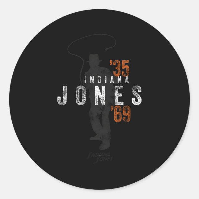 Indiana Jones And The Dial Of Destiny It'S The Mil Classic Round Sticker (Front)