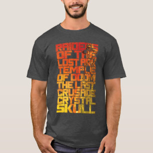 Indiana Jones Raiders Ofhe Lost Ark Movieitles Sta T-Shirt