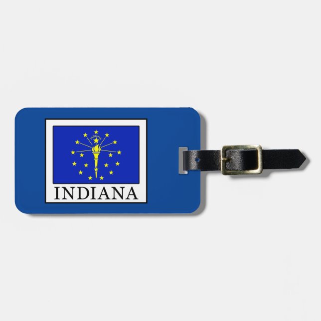 Indiana Luggage Tag (Front Horizontal)