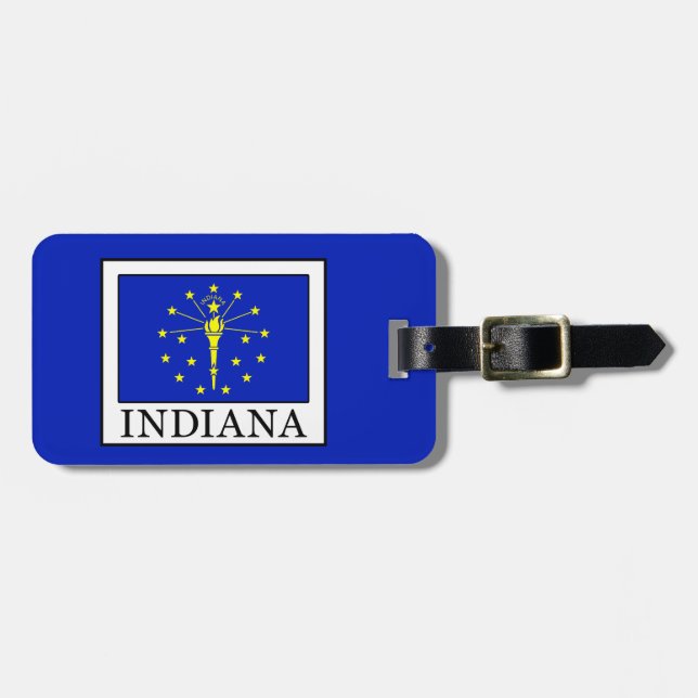 Indiana Luggage Tag (Front Horizontal)