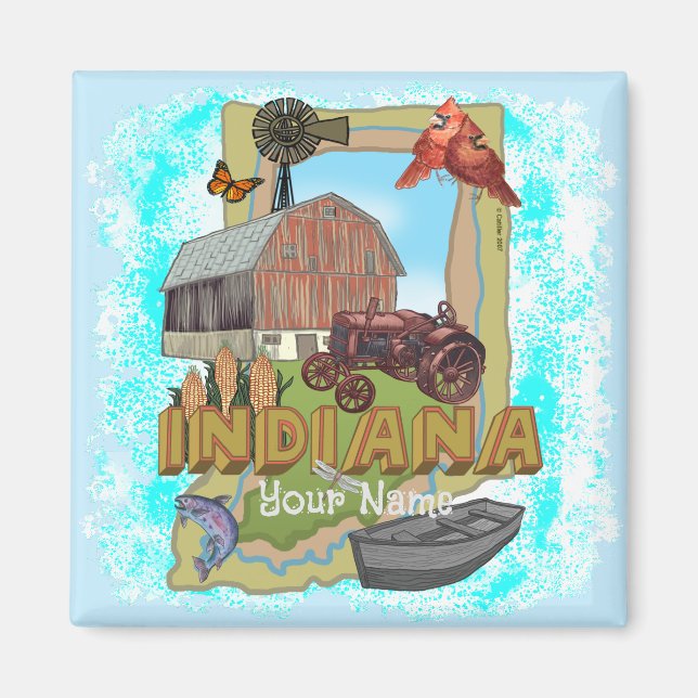 Indiana  magnet (Front)
