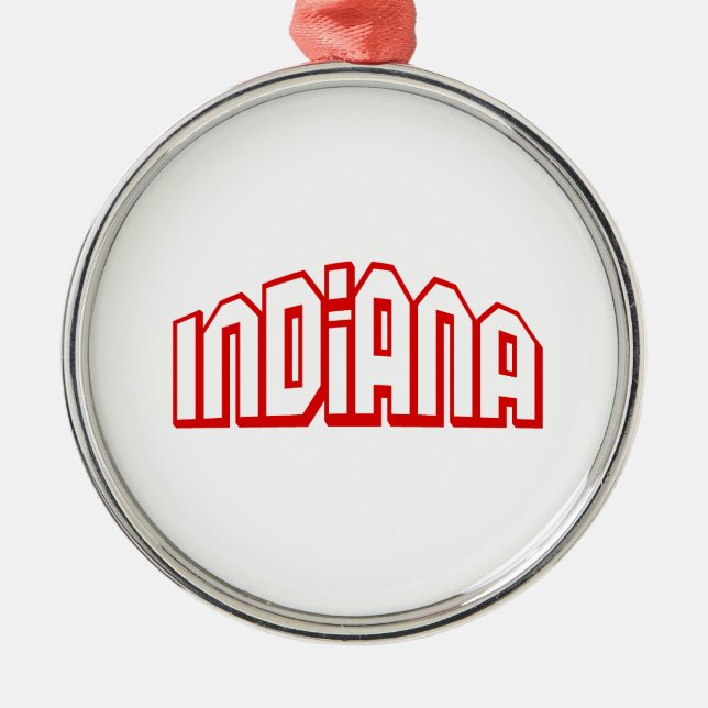 Indiana Metal Tree Decoration (Front)