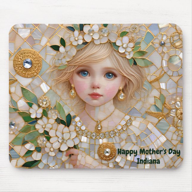 INDIANA ~ MOTHER'S DAY ~  MOUSE MAT (Front)