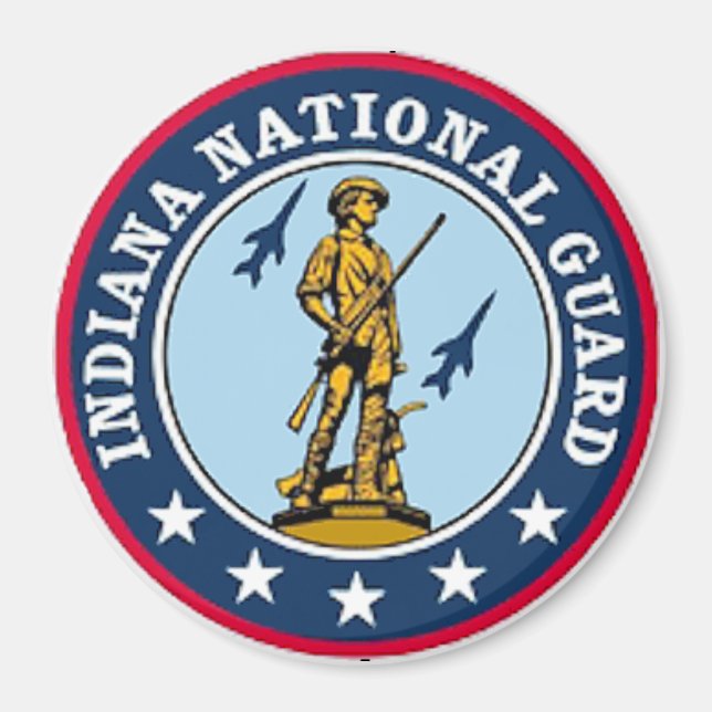 Indiana National Guard Magnet (Front)