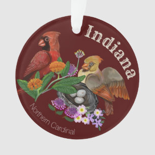 Indiana Northern Cardinals Ornament