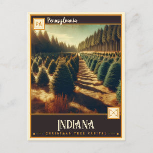 Indiana, Pennsylvania Vintage Postcard