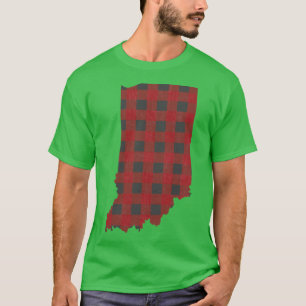 Indiana Plaid in Red Oversized T-Shirt
