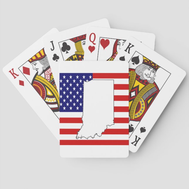 INDIANA PLAYING CARDS (Back)
