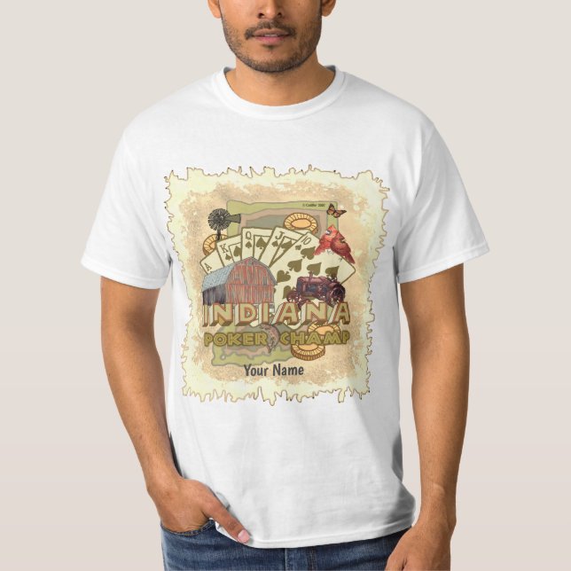 Indiana Poker T-Shirt (Front)