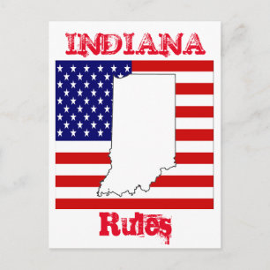 INDIANA POSTCARD