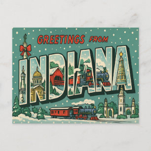 INDIANA Postcard