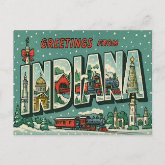 INDIANA Postcard