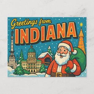 INDIANA Postcard