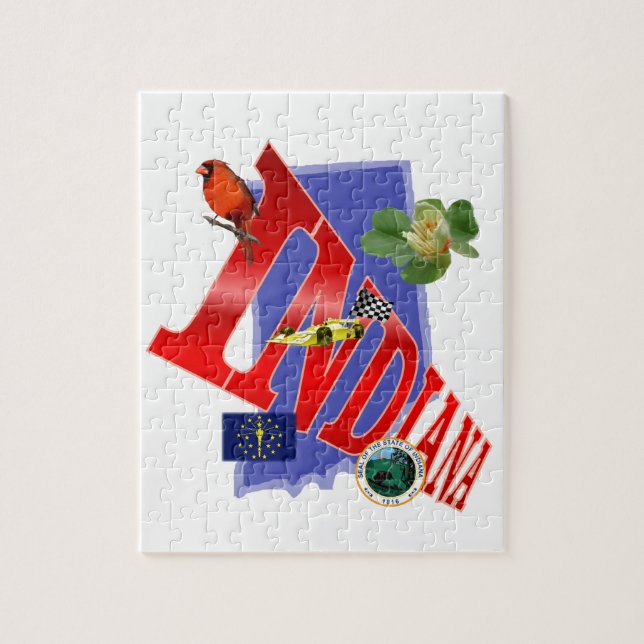 Indiana Puzzle (2) sizes (Vertical)