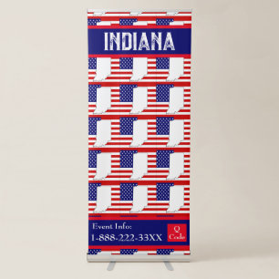 INDIANA RETRACTABLE BANNER