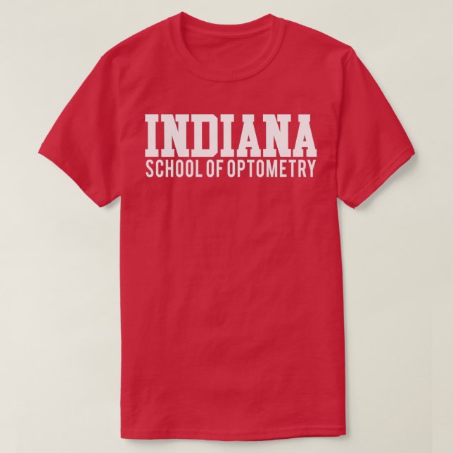 Indiana School of Optometry 2 T-Shirt (Design Front)