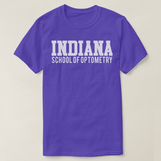 Indiana School of Optometry T-Shirt (Design Front)