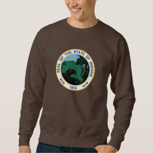 Indiana seal, American state seal Sweatshirt
