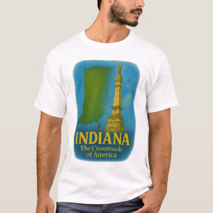 Indiana State Art T-Shirt... T-Shirt