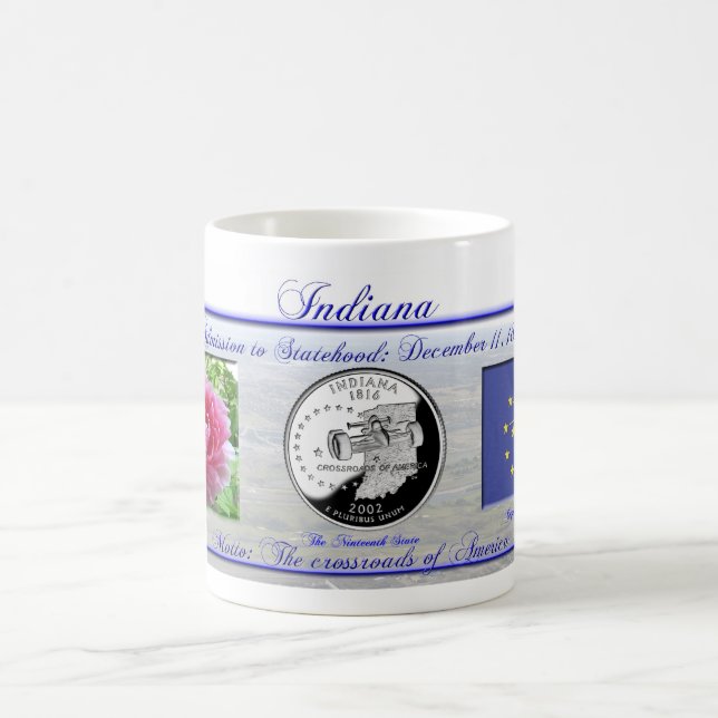 Indiana State Commemorative Coffee Mug (Center)