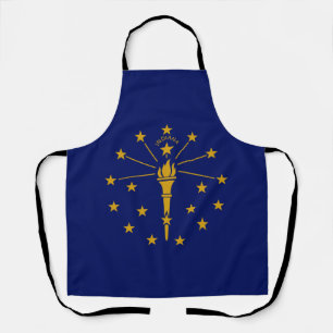 Indiana State Flag Apron
