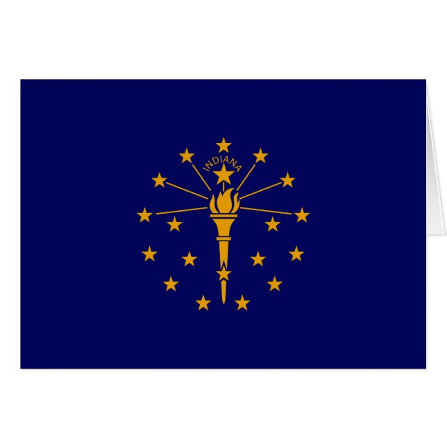 Indiana State Flag Design (Front Horizontal)