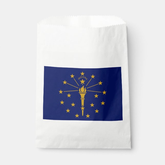 Indiana State Flag Favour Bags (Front)