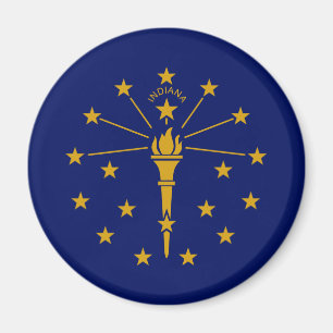 Indiana State Flag Magnet