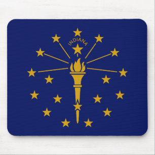 Indiana State Flag Mouse Mat