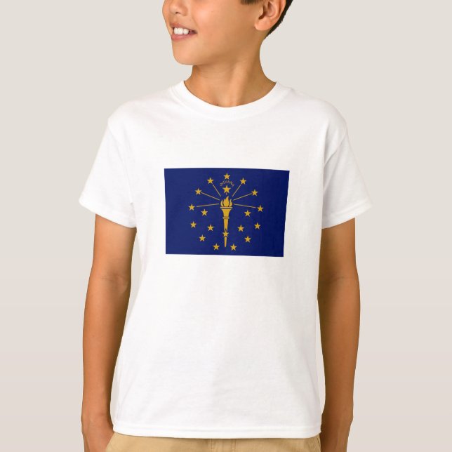 Indiana State Flag T-Shirt (Front)