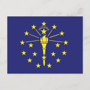INDIANA STATE FLAG T-shirt Postcard