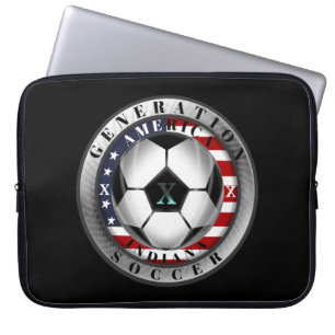Indiana State Generation X American Soccer Laptop Sleeve