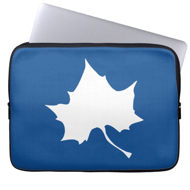 Indiana State Leaf Laptop Sleeve (Front)