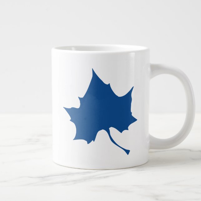 Indiana State Leaf Large Coffee Mug (Right)