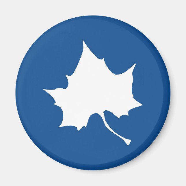 Indiana State Leaf Magnet (Front)