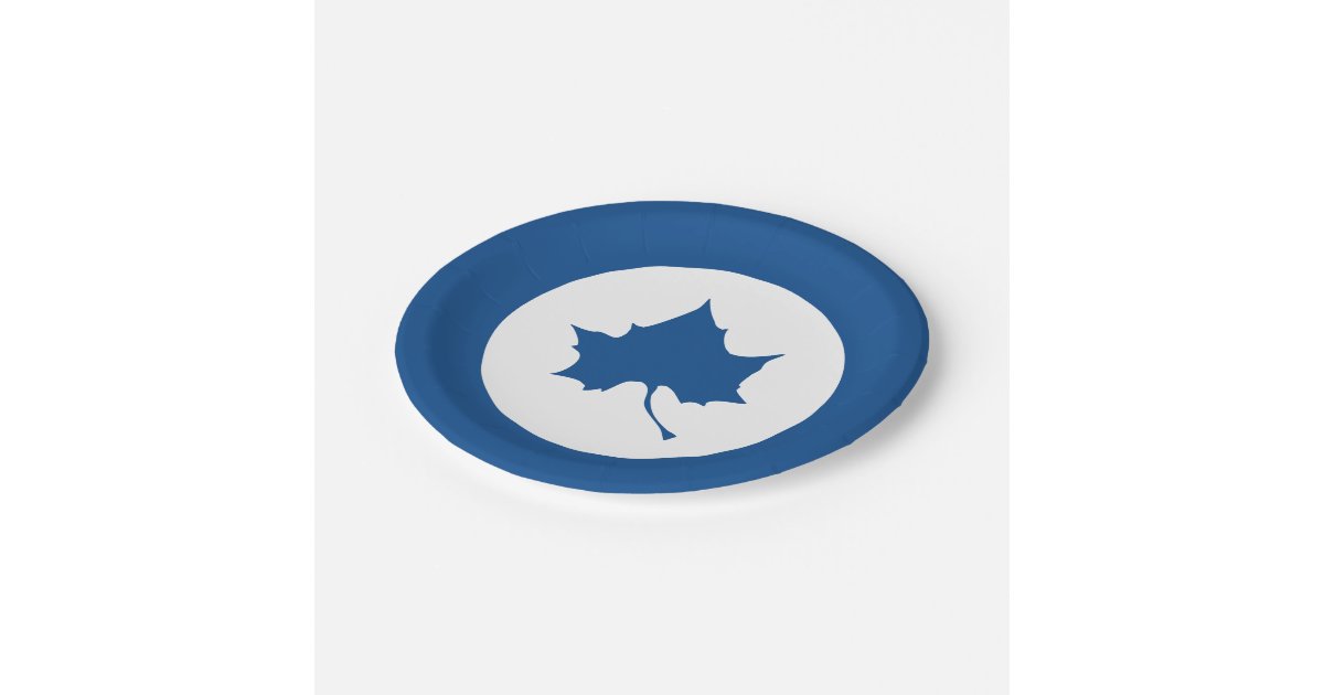 Indiana State Leaf Paper Plate | Zazzle