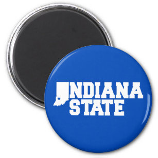 Indiana State Logo Magnet
