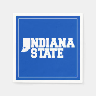 Indiana State Logo Napkin