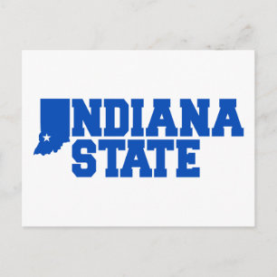 Indiana State Logo Postcard