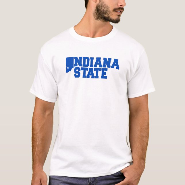 Indiana State Logo T-Shirt (Front)