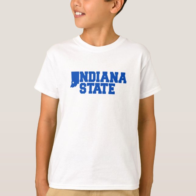 Indiana State Logo T-Shirt (Front)