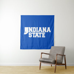 Indiana State Logo Tapestry